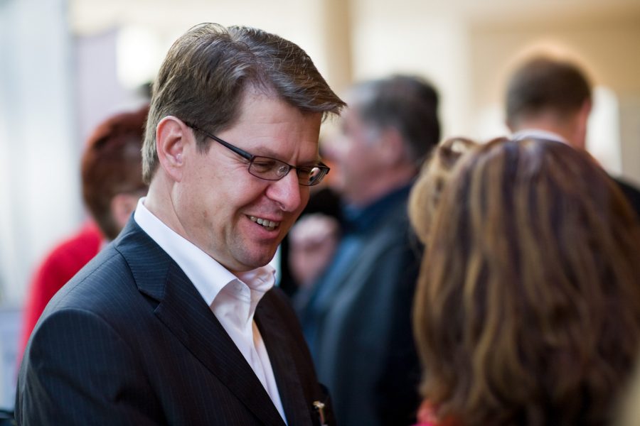 Ralf Stegner im Gespräch