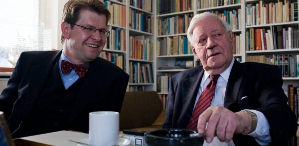 Ralf Stegner und Helmut Schmidt_Foto: Olaf Bathke