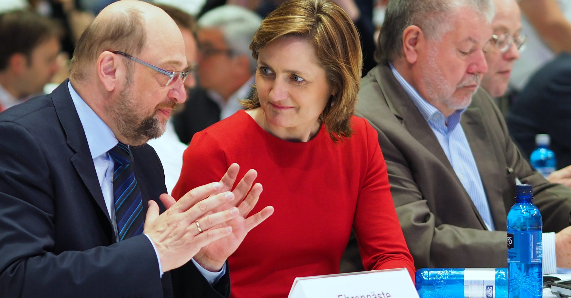 Simone Lange und Martin Schulz